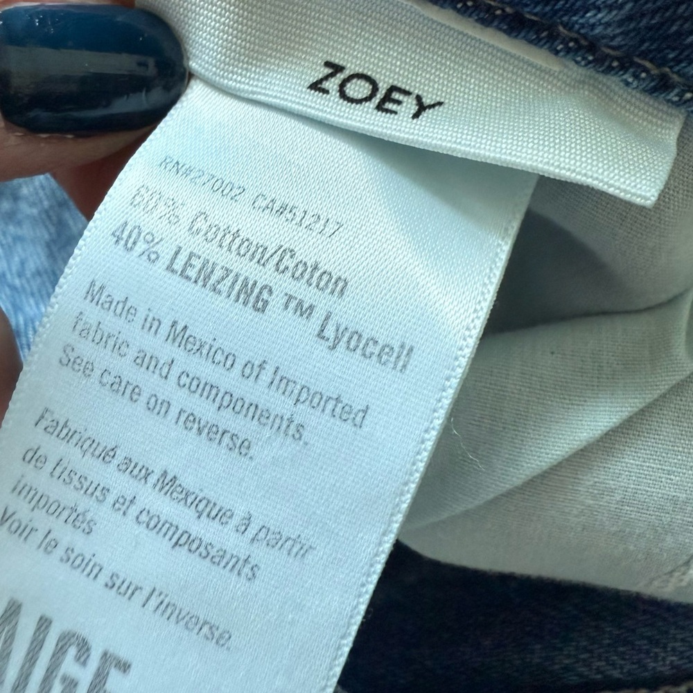 PAIGE Zoey Tie Waist Wide Leg Jeans Alaya Denim Boho Casual Women’s Size 32 - Picture 16 of 16